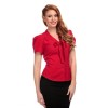 Chemise vintage rouge
