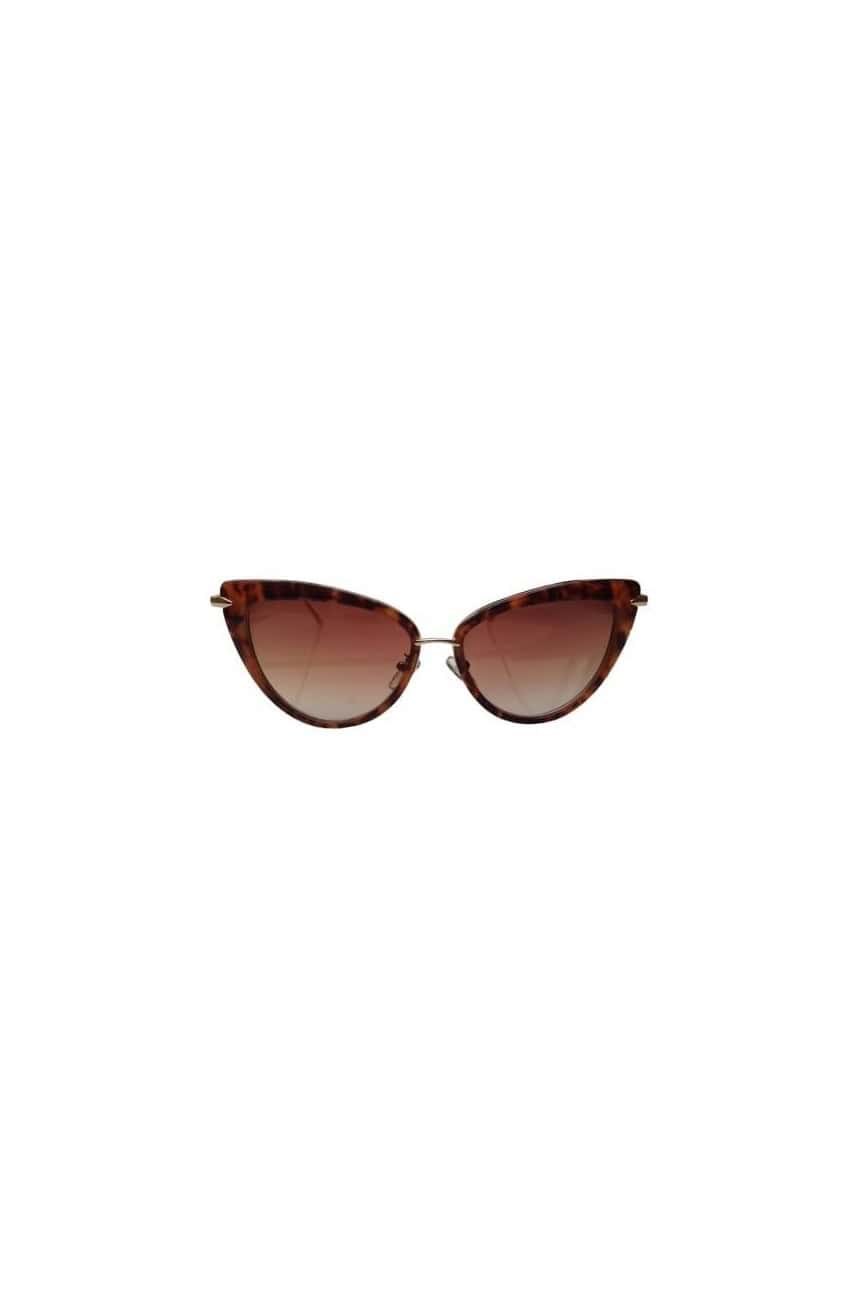 Lunettes vintage marron et dorrées