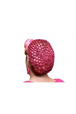 Filet a cheveux vintage rouge