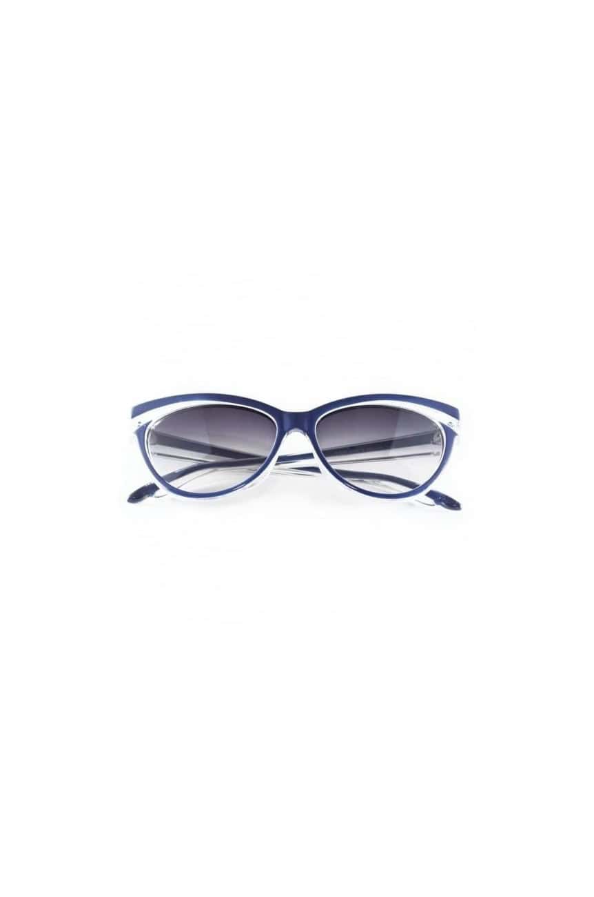 Lunettes vintage bleues