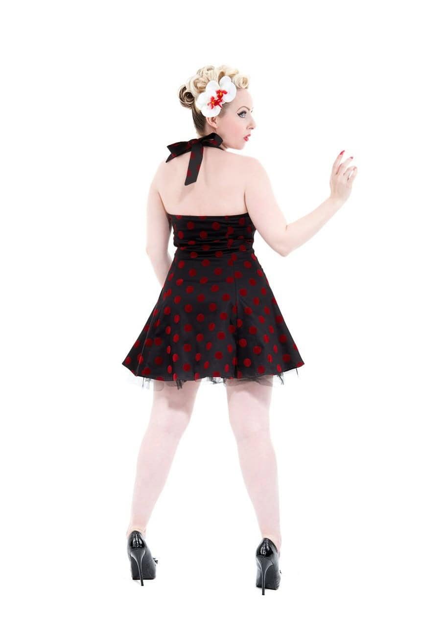 Robe h&r london a pois rouge