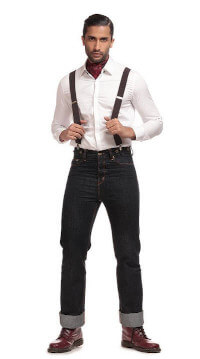 Jean homme mariage rockabilly