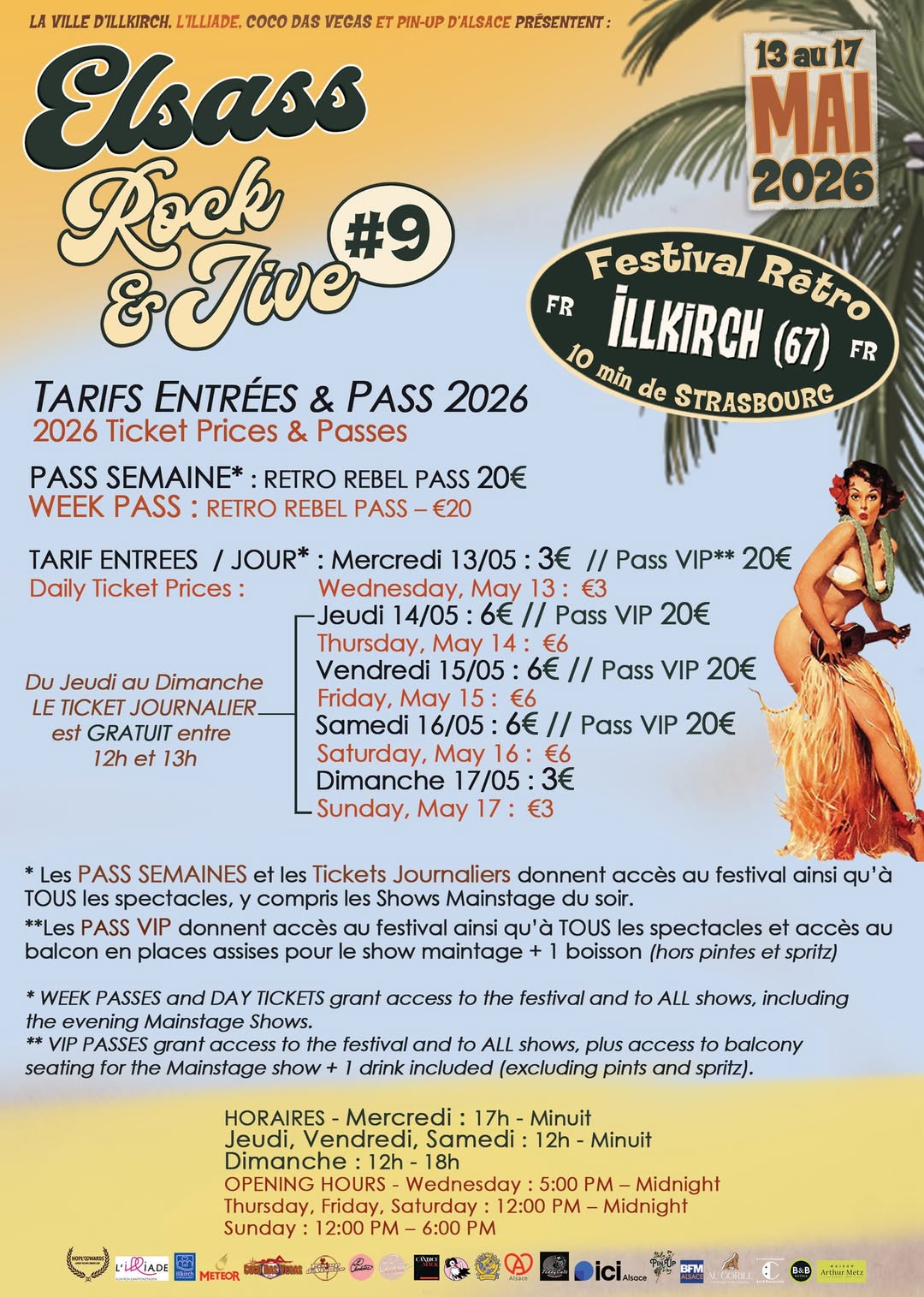 Tarif Elsass Rock and Jive Festival 2026