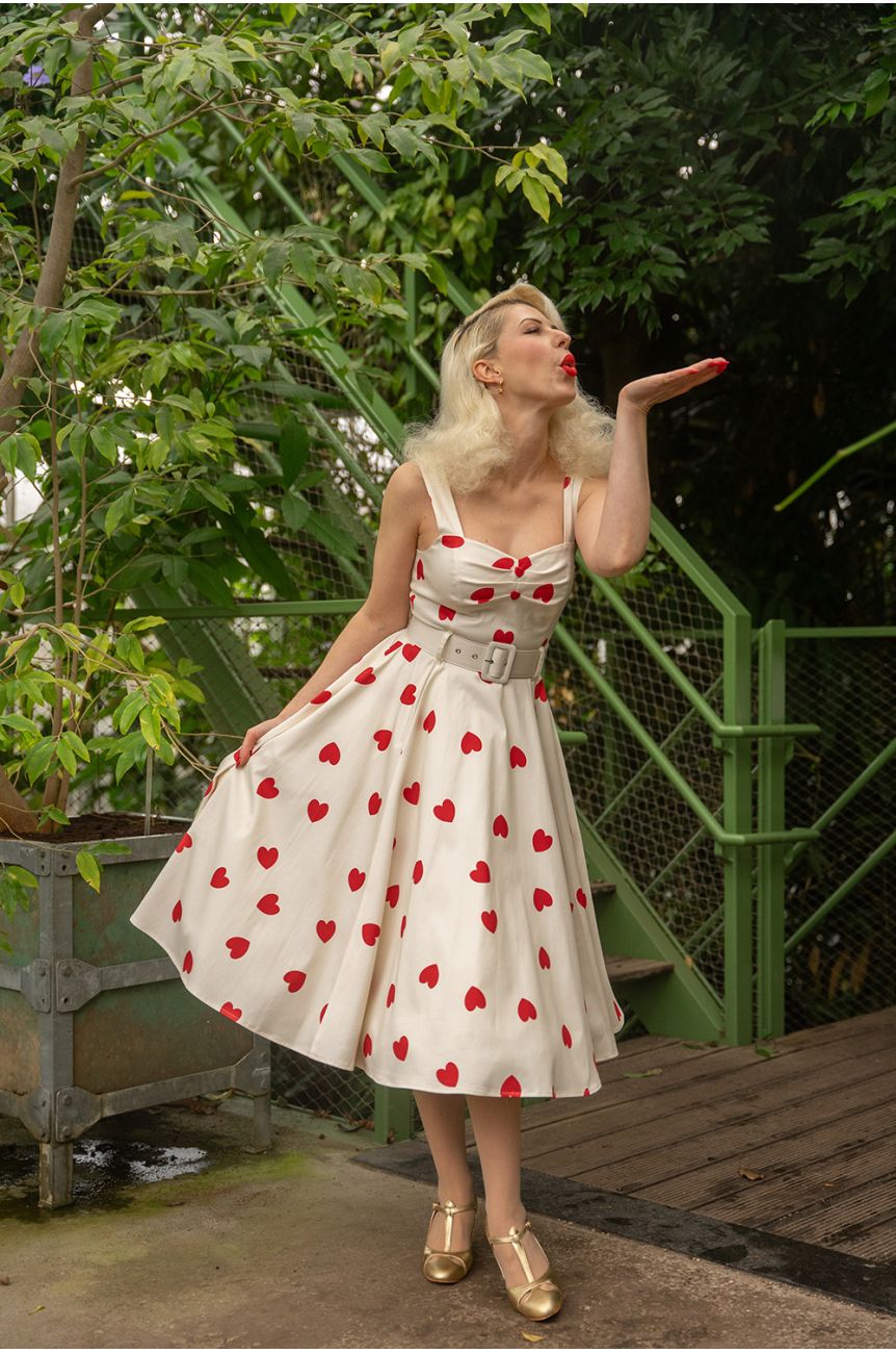 Robe rockabilly coeur