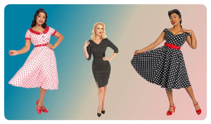 Robes à pois